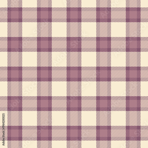 Page seamless plaid vector, multicolor textile fabric texture. Graceful tartan pattern background check in light and pink colors.