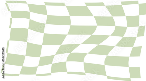 Cool Distored Checkered Elements Design