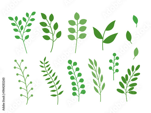 草セット（葉っぱ）