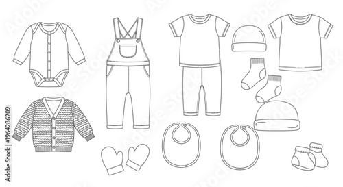 Baby clothes and accessories collection 9.