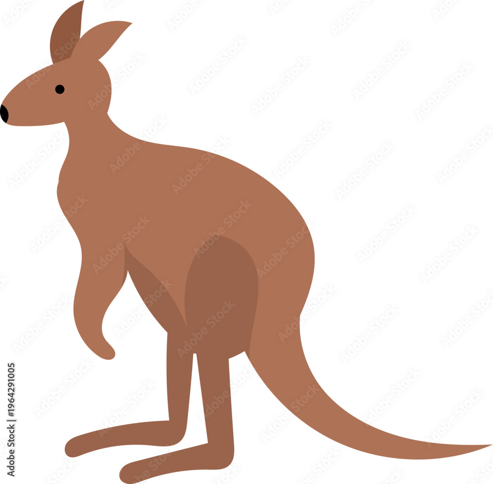 Fototapeta premium Kangaroo illustration