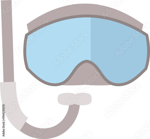 Snorkel mask illustration
