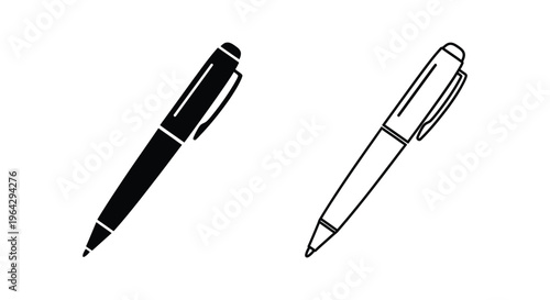 Pens and pencils for writing and drawing Vector