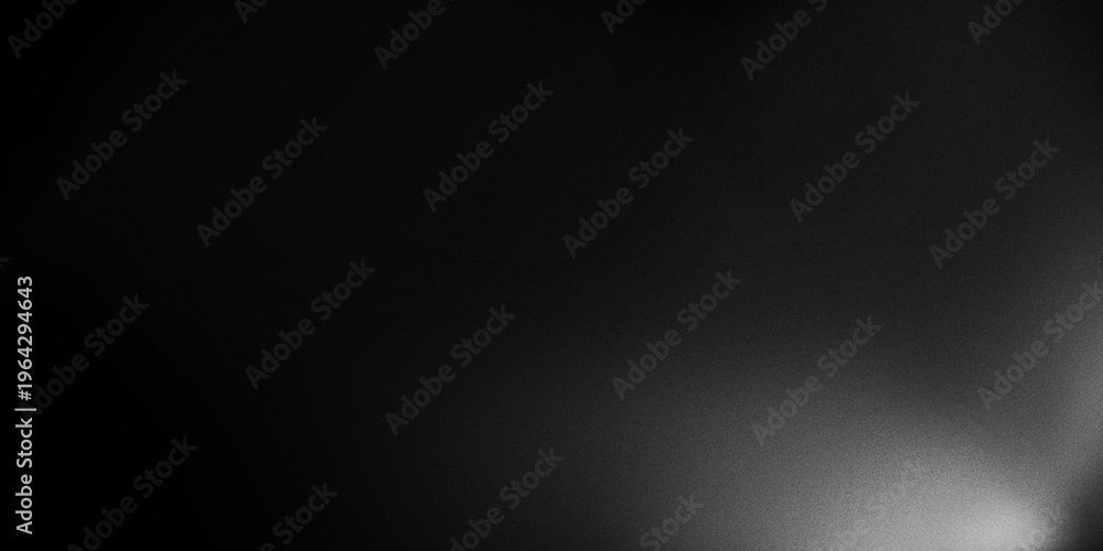 Obraz premium Black grainy gradient background noise texture 