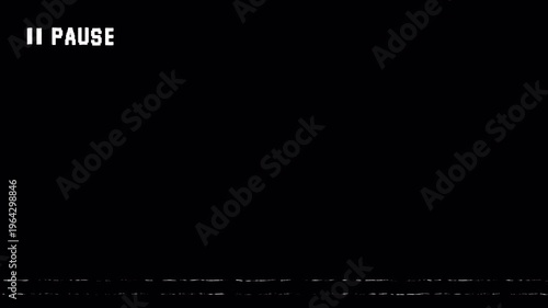 pause button icon isolated on transparent background