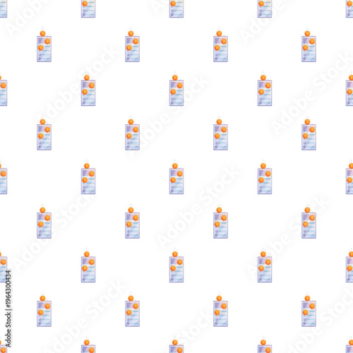 Seamless pattern with cartoon digital wallet icons and rising coins