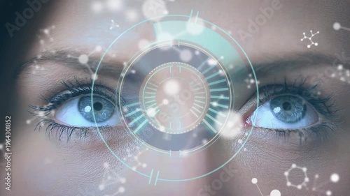 Animation of spinning head over string