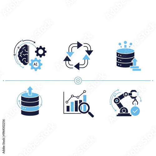 Versatile collection of video playback and editing glyph icons, illustrating essential multimedia control actions for modern digital interfaces and enhanced user experience designs