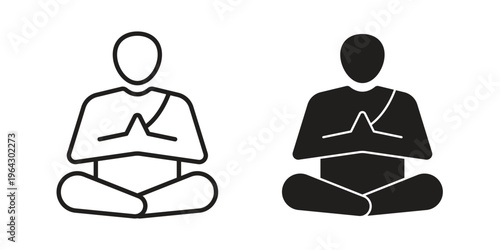 Tableau sur toile Guru icon set, logo vector eps10