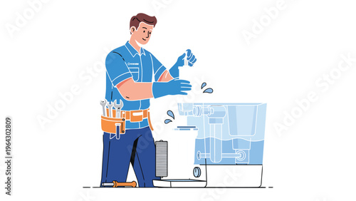 Professional Repair: An experienced technician, skillfully handling equipment repair, showcases a commitment to precision and dedication to ensuring seamless functionality.