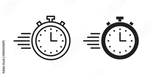 Instant icon set, logo vector eps10