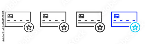 Premium Payment Set Collection Outline Style For Insurance With Multiple Thickness Variations Clean Modern Editable Vector Icon Pack For UI UX Web App Design