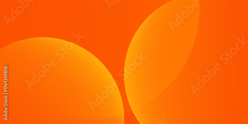 Abstract orange background with circles.