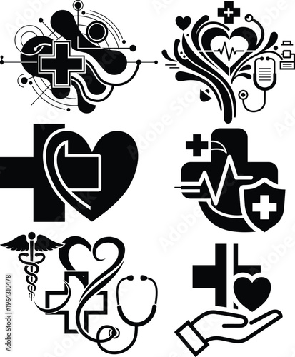 Professional Healthcare Vector Icons for Clinical and Diagnostic Apps