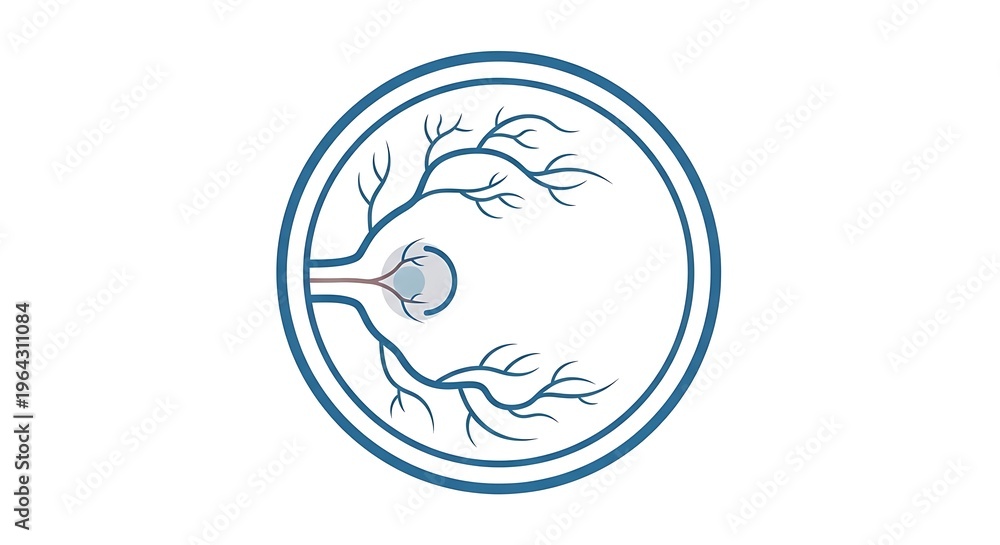 Obraz premium Neuron cell biology science illustration.