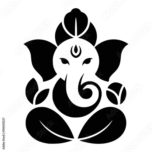 lord ganesha line art drawing, god ganesh picture, god ganesh vector image