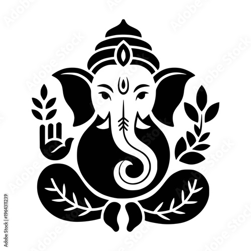 lord ganesha line art drawing, god ganesh picture, god ganesh vector image