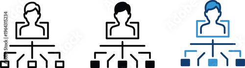 Schematic diagrams of electron configuration and orbital filling
