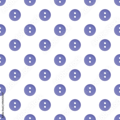Purple round buttons creating a repeating design on a white background