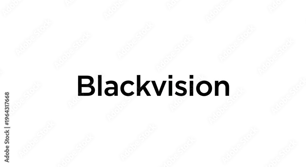 custom made wallpaper toronto digitalBlackvision Text Logo Design.