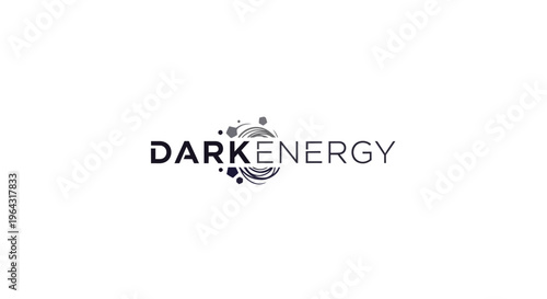 Dark Energy Logo Design Abstract Cosmic Representation.