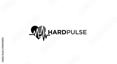 Hardpulse logo with heartbeat and text.