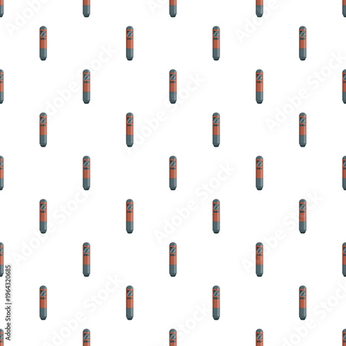 Repeating pattern of cigar illustrations on a clean white background