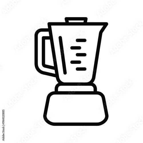 Simple Blender Icon - Kitchen Appliance Outline