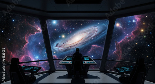 Person Looking at Galaxy Screen.