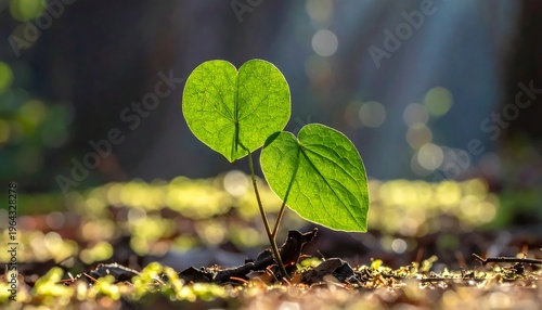 Resilient Sprout - A Symbol of New Beginnings and Growth.