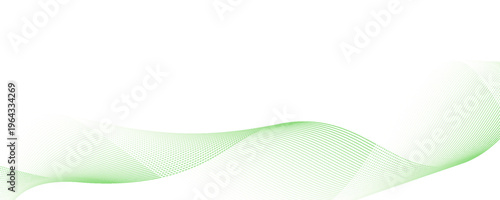 Abstract Smooth stylish abstract green wave background vector. eps10, web