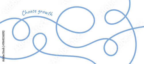 Abstract playful minimalistic background with wavy line. Wallpaper dynamic wavy curves stroke in flat style