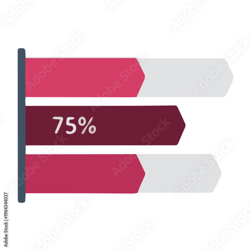 Horizontal Bar Chart Infographic