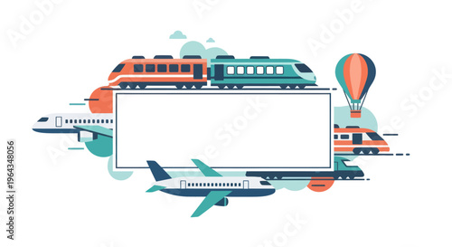 Transportation Modes Air Land Water.