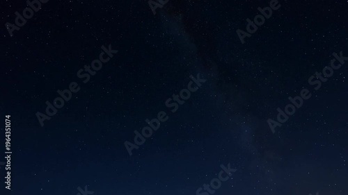 dark night sky with many stars