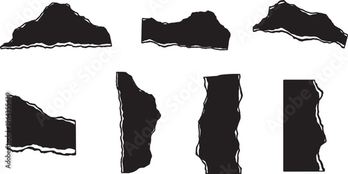 Burnt Paper Edge Borders