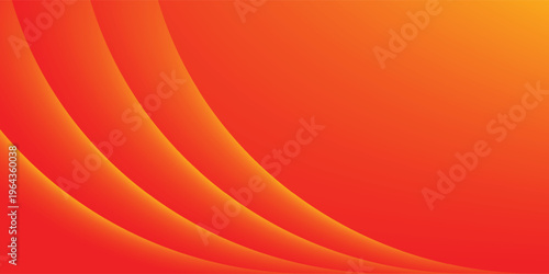 Abstract red ang orange fluid shape modern background. Fit for presentation design.