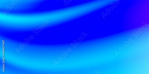 Blue Gradient Abstract Background With Smooth Wavy Flow For Modern Design, Technology, And Creative Projects