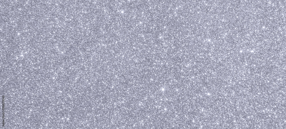 Obraz premium Abstract silver glitter sparkle texture background