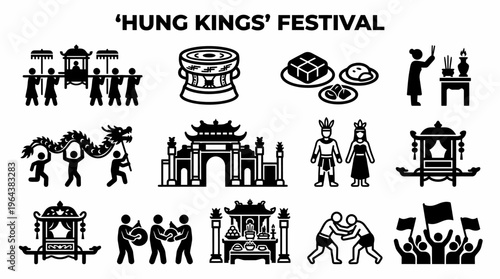 Hung Kings Festival Icons: Culture, Tradition, Celebration