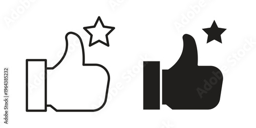 Appreciation icons vector design template simple and clean