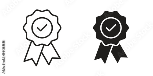 Badge icons vector design template simple and clean