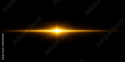 Abstract light background with glowing energy rays and fiery light effects in dark space