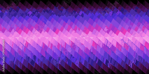 Abstract background featuring diagonal fragmented shapes in pink and purple hues