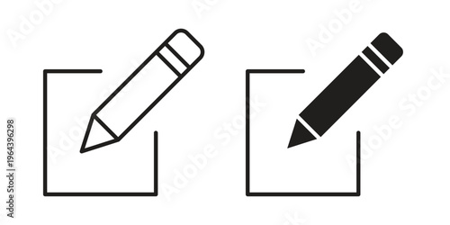 Edit icons vector design template simple and clean