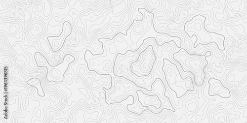 Minimal Topographic Contour Lines Seamless Pattern with Smooth Flowing Curves and Detailed Elevation Mapping
Clean White Background Featuring Abstract Geographic Mountain Relief Line Art Design