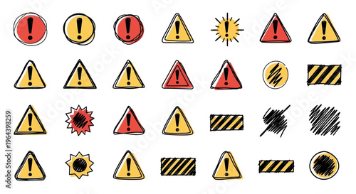 Free Download Collection of warning signs and symbols. - GFXLoad