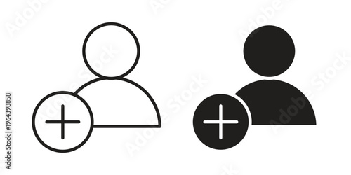 Follower icons vector design template simple and clean