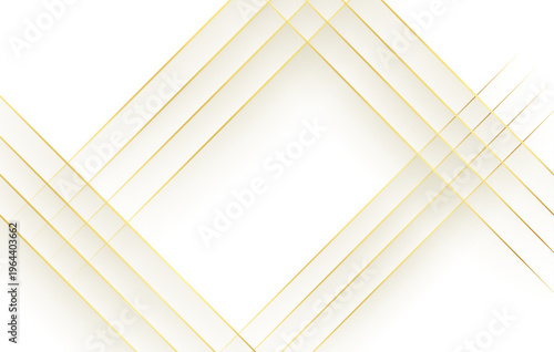 繊細なゴールドラインが交差するエレガントな幾何学背景、ラグジュアリーな招待状やブランドデザインに映える高級テンプレート