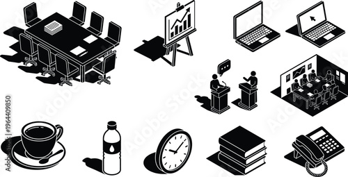 Collection of various dog breed silhouettes featuring poses of sitting standing and running canines for pet care veterinary services animal welfare and graphic design